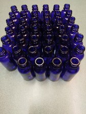 1oz Cobalt Blue Glass Bottle x40 no lids