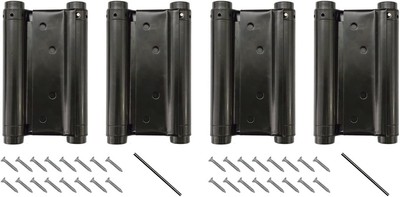 2 Pairs (4Pcs) 5 inch Double Action Spring Hinge Stainless Steel Cafe Saloon... 