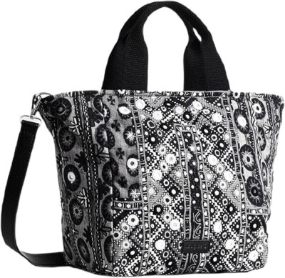 Desigual Shopper Tasche Flaire Vald Schwarz 22SAXA78 24x18x27cm ETHNO ANGEBOT!