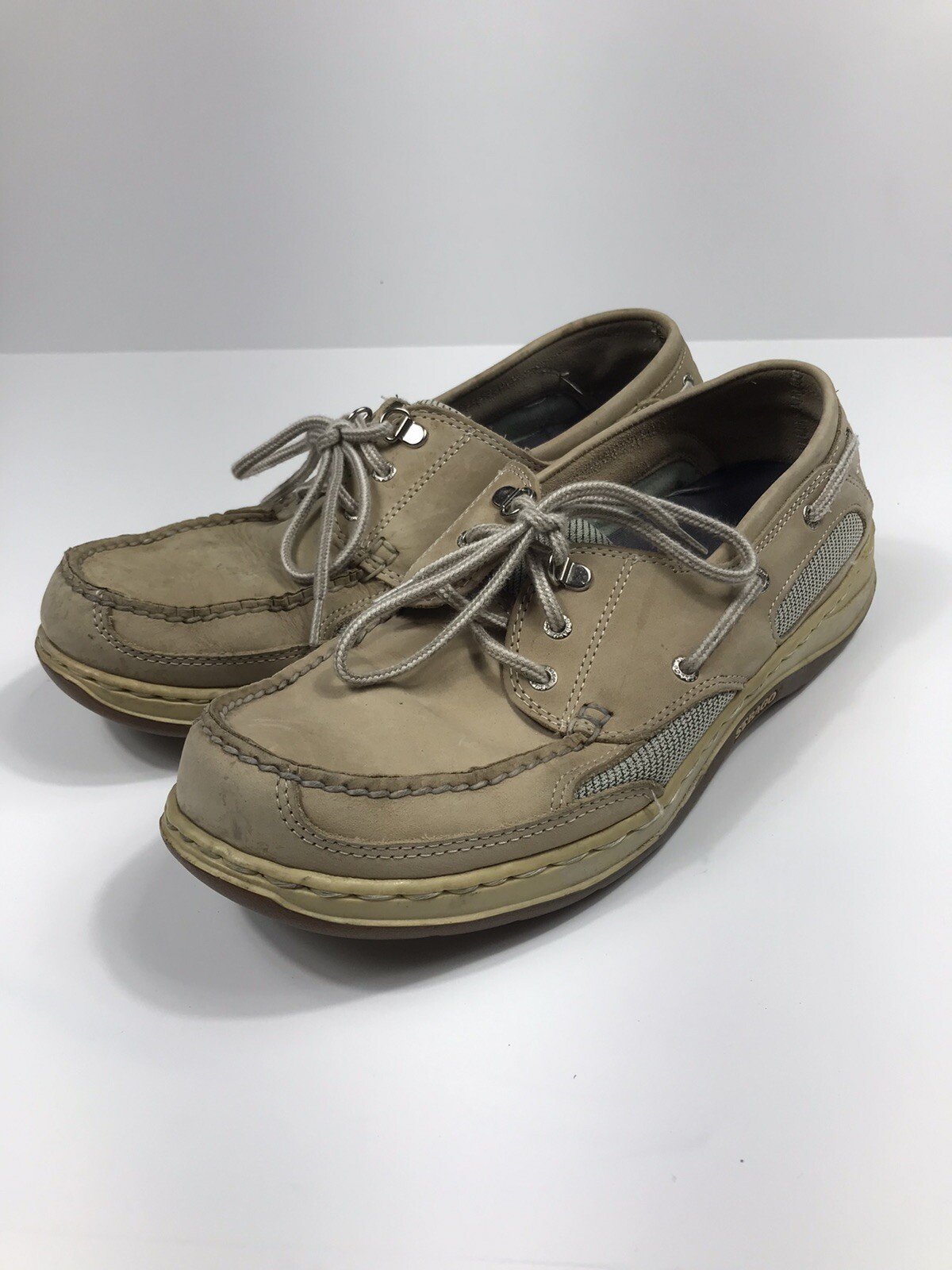 Sebago Tan Leather Marine Grip Boat 