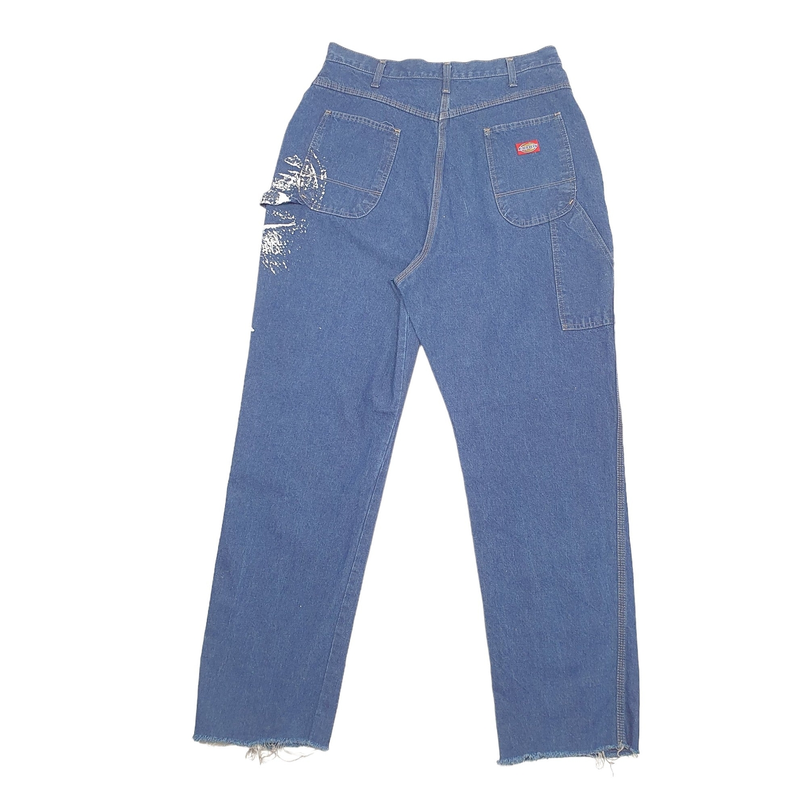 Womens DICKIES Regular Regular Fit Blue Denim Jeans Trousers  UK16 image 3