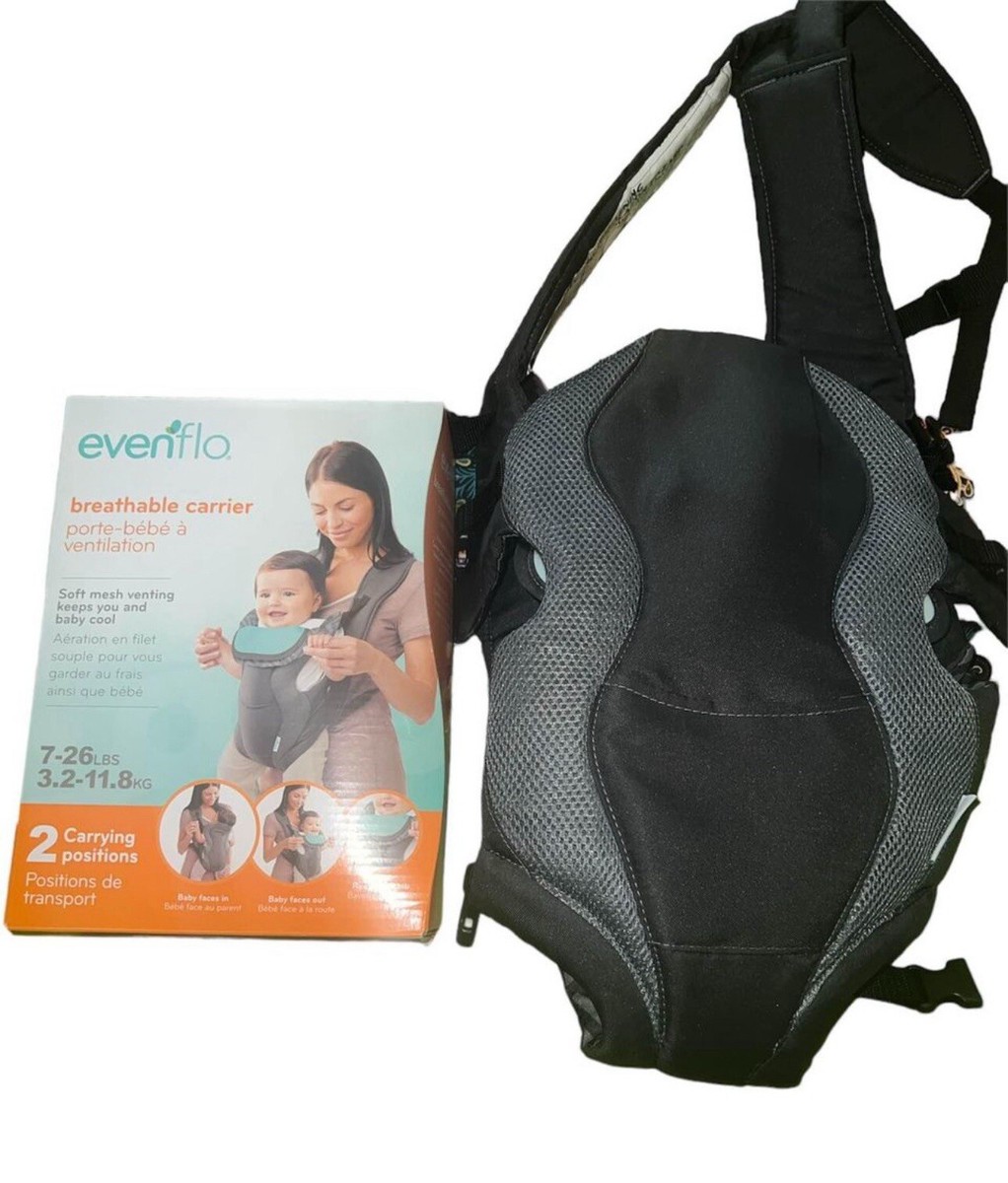 Evenflo 8911254 Breathable Soft Carrier Grey Chevron