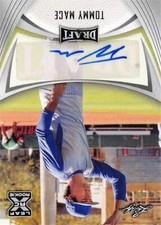 Tommy Mace signed Baseball Card Guardians, Florida 2021 Leaf Draft Rookie #BATM2