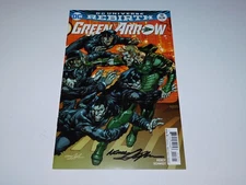Green Arrow #13 DCU REBIRTH Black Canary Neal Adams SIGNED Variant B 2017