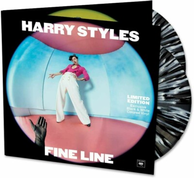 HARRY STYLES LP x 2 Fine Line COLOURED SPLATTER Vinyl Ltd Gatefold