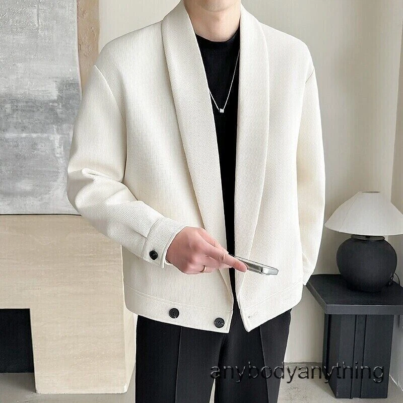 OFF WHITE Giacca a vento media lunghezza uomo cotone primavera pelle cappotto pelle ispessita giacca