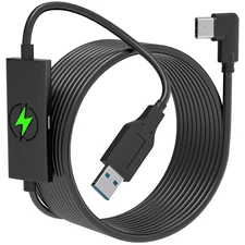 Kuject Design 16FT Link Cable for Quest 3S/3, 2 and Pro, with Separate Charging