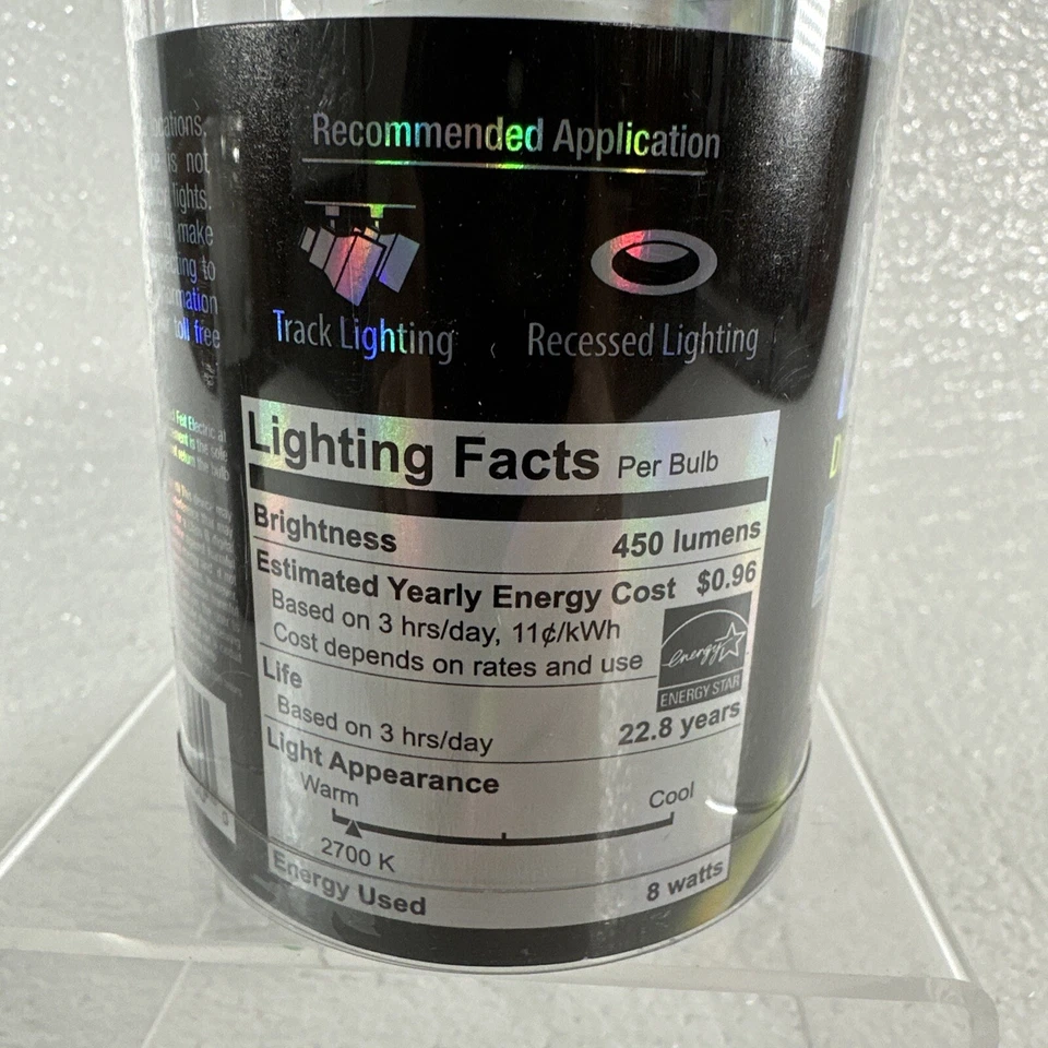 NEW 2 Pack Feit Electric LED Dimmable R 20 Reflector 45 W Replacement Light Bulb - Image 4 of 4