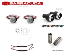 Barracuda Counterweights B-LUX + LED Optical Arrows + Resistors for BMW Motorcycles