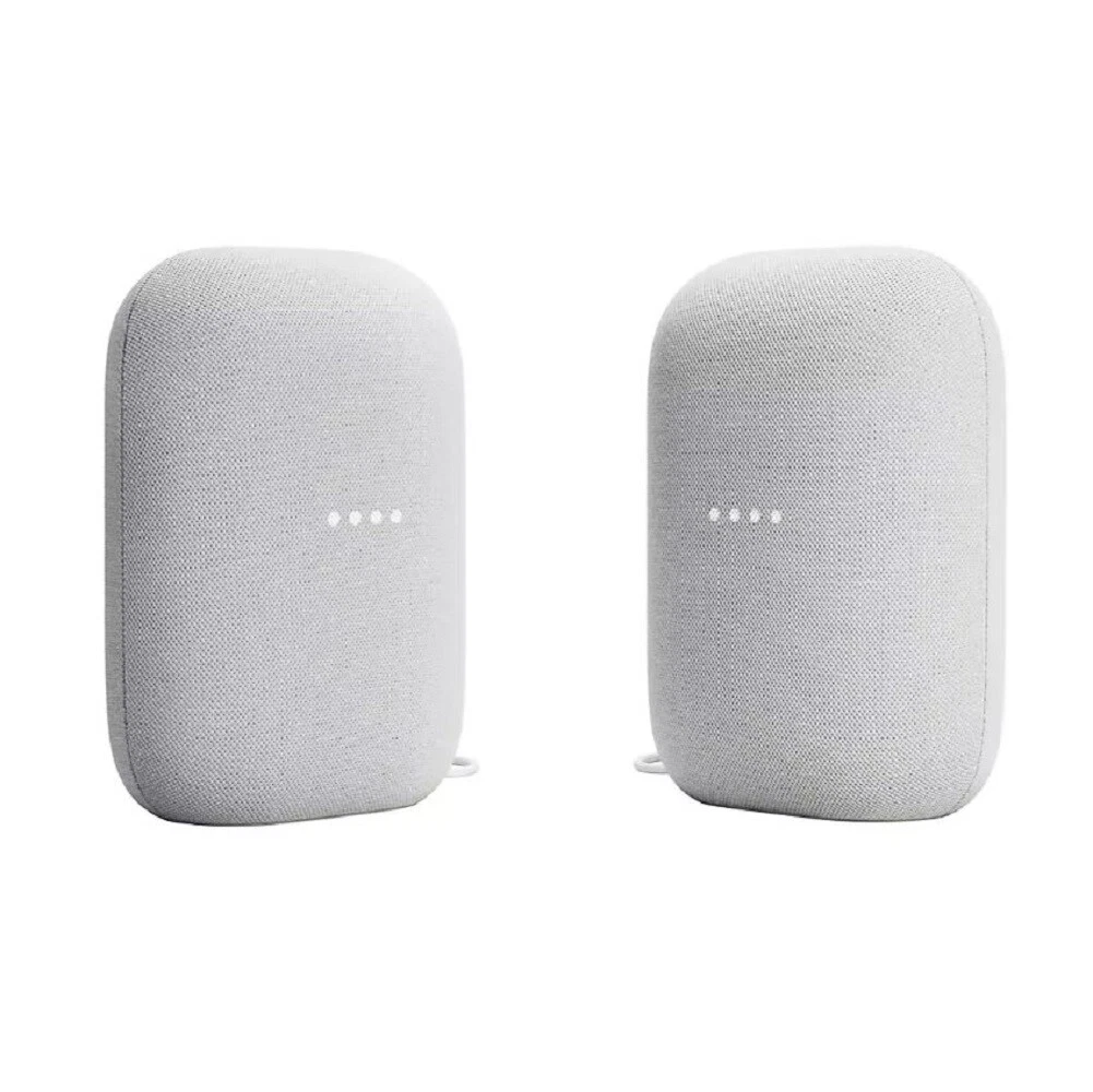 Google Nest Audio Smart Speaker Chalk Color GA01420-US - 2-pack Google Nest Audio Smart Speaker Chalk Color GA01420-US - 2-pack