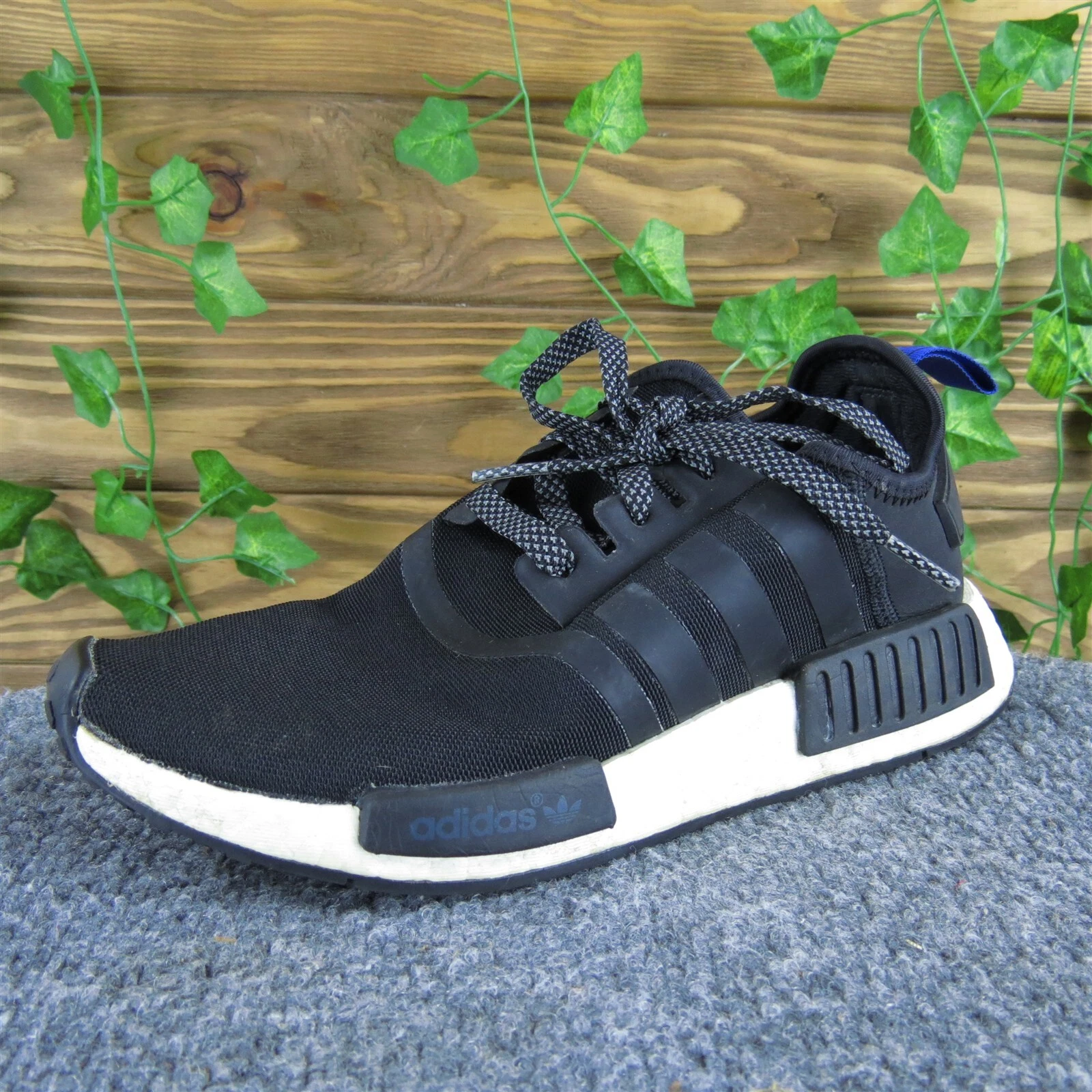 Adidas Uomo NMD R1 Blu Tab Sneaker Nero Sintetico Taglia 6.5 Medium Usat