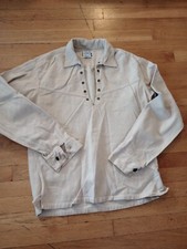 Vintage 1950s Surf A Go Go Tapered Long Sleeve Shirt By Campus M Rare 