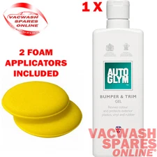 AUTOGLYM BUMPER GEL 325ML / BACK TO BLACK REVIVER FOR PLASTIC VINYL RUBBER TRIM