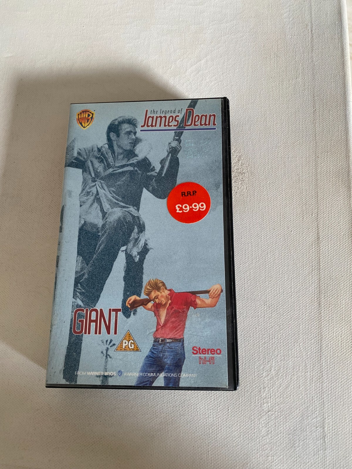 THE LEGEND OF JAMES DEAN - GIANT - VHS VIDEO  [1988]
