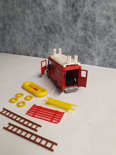 siku V 339 - 2213 - Veicolo di soccorso in acqua MB L406 D - 1:55 - anni 70 - mint - Foto 4 di 14
