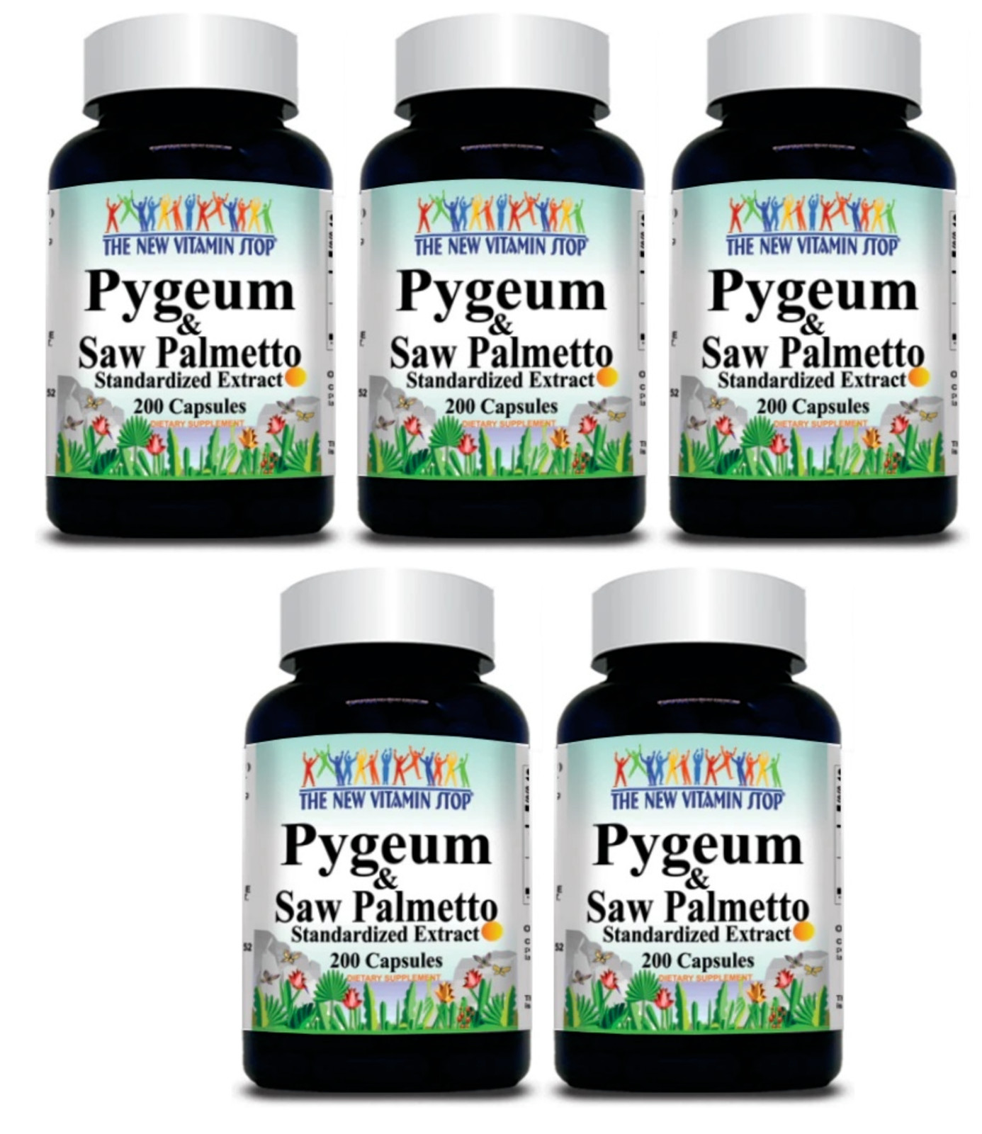 Кора Пигеума и ягоды Пальметты 3x200 капсул Травяного средства для поддержки простаты с фитостеролом 14190₽