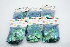 15oz New Amscan Party City Star Confetti 360399 6x 2.5oz Packs Oil Slick 883154