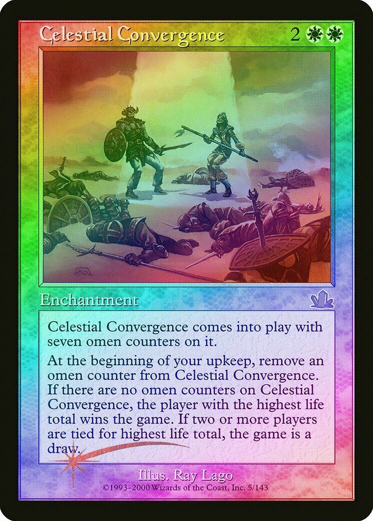 Celestial Convergence FOIL Prophecy NM White Rare MAGIC MTG