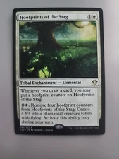 MTG Hoofprints of the Stag Commander 2020 090/322 Regular Rare