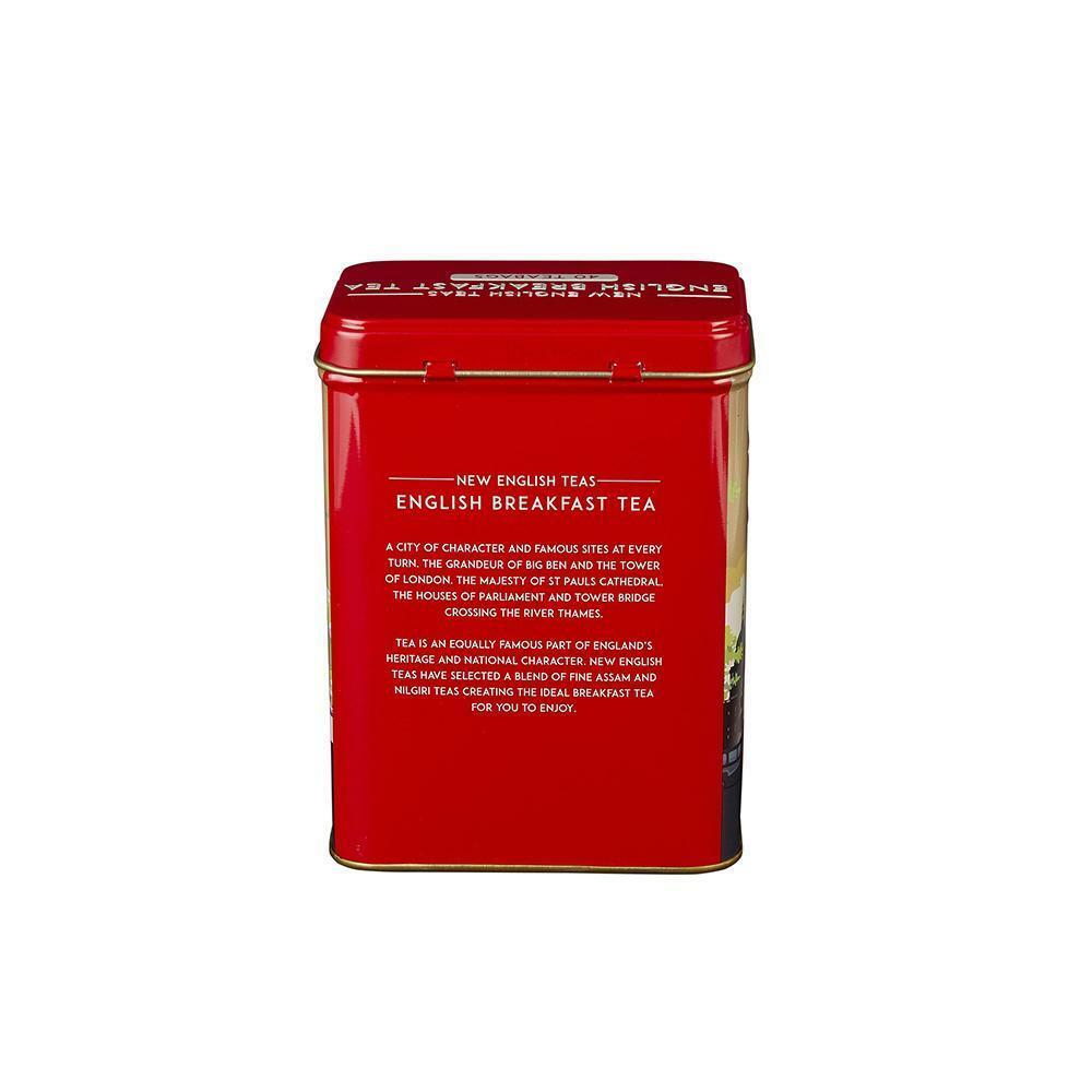 Retro London Travel Tea Tin Caddy with 40 English Breakfast Teabags eBay