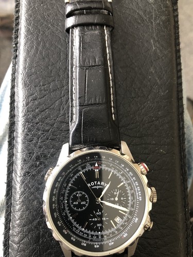 Gents's Rotary Aquaspeed Chronograph Black Dial GS00101/04 - 100m - Picture 3 of 7