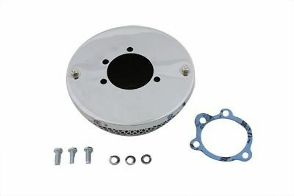 Chrome Round Mesh Air Cleaner Keihin Bendix Butterfly