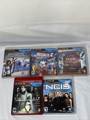 Lot of 5 PlayStation Move Video Games for PlayStation 3 PS3