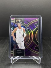 2024 Panini Select WNBA Basketball Kiah Stokes Premier Level Purple 132/149 #179