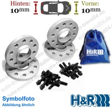 H&R SV VA & HA 10mm & Schrauben-👜 u.a.: Opel Astra G Cabriolet T98 01-05