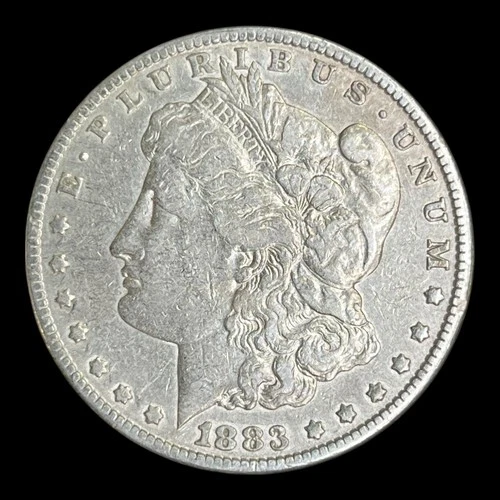 1883 Morgan Silver Dollar, VF+