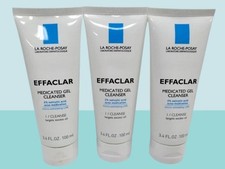 LA ROCHE POSAY EFFACLAR MEDICATED GEL CLEANSER 3.4 OZ NWOB EXP: 2028 LOT OF 3