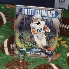 2025 Panini Absolute - Draft Diamonds Amon-Ra St. Brown #DD-ASB