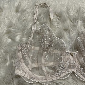 Wacoal 34DDD Bra Champagne Midnight Soir&eacute;e Underwire Sheer 855314 NEW $98