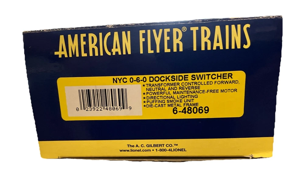American Flyer NYC 0-6-0 DOCKSIDE SWITCHER 6-48069 New In Box - Image 3 of 4