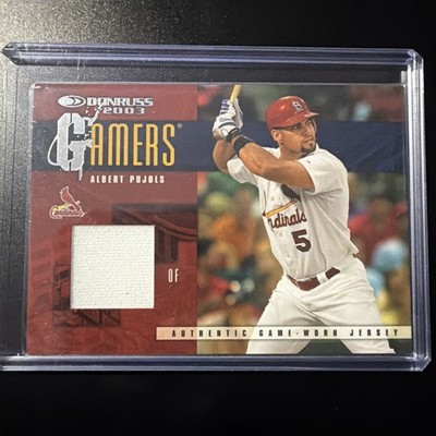 2003 Donruss - Gamers Albert Pujols #G-8 /500 (MEM)