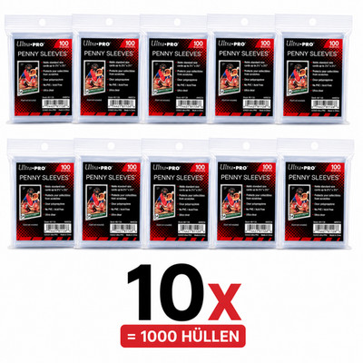 Ultra PRO Penny Sleeves 10x 100 Stück Tradingcard Sammelhüllen für Pokemon etc.