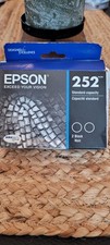 Epson 252 Standard Capacity Black Ink Cartridge, 2 Pack