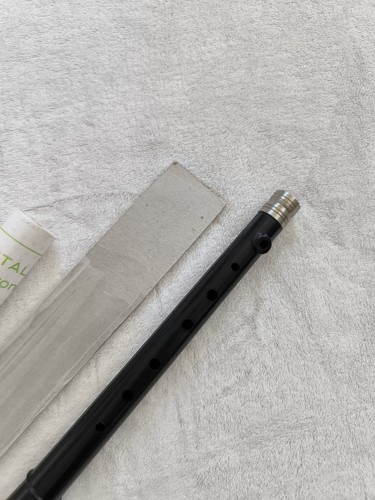 Alte Marschflöte Trommelflöte mit Etui DDR Musikzug Flöte - Bild 8 von 8