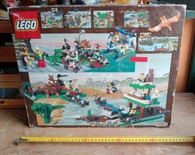 Lego 5987 adventurers dino research compound box EMPTY