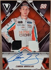 2019 Victory Lane Dual Race Used On Card Silver Auto Chase Briscoe