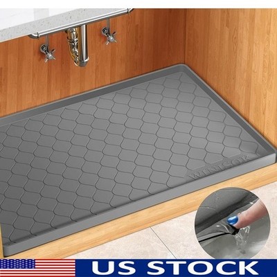 Under Sink Mat Waterproof Heat Resistant Kitchen Bathroom Protector Easy Clean