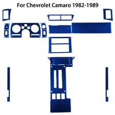 15pcs Chevrolet Camaro Blue Carbon Fibre Full Interior Dashboard Trim Kit 82-89 15pcs Chevrolet Camaro Blue Carbon Fibre Full Interior Dashboard Trim Kit 82-89