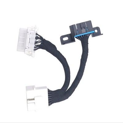 15CM OBD2 16Pin Extension Cable 1 to 2 Spliter OBDII Connector Male to Female B