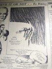 FEB 2, 1931 NEWSPAPER PAGE #2303- BLOWING ROCK, NORTH CAROLINA- RIPLEY'S  — photo 1