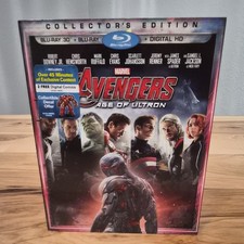 Marvel Avengers: Age of Ultron Collector's Edition Blu-ray 3D + Blu-ray Downey …