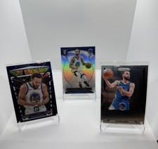 Stephen Curry - 2023-24 Panini Prizm (3) Lot - Optic My House Purple Mirror GSW