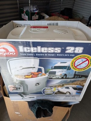 Igloo Thermoelectric Iceless 28 Qt Plug-in 12V Coolers Iceless Gray