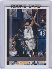TIM DUNCAN ROOKIE CARD 1997 Topps #115 SAN ANTONIO SPURS Basketball NBA $$ RC!. rookie card picture