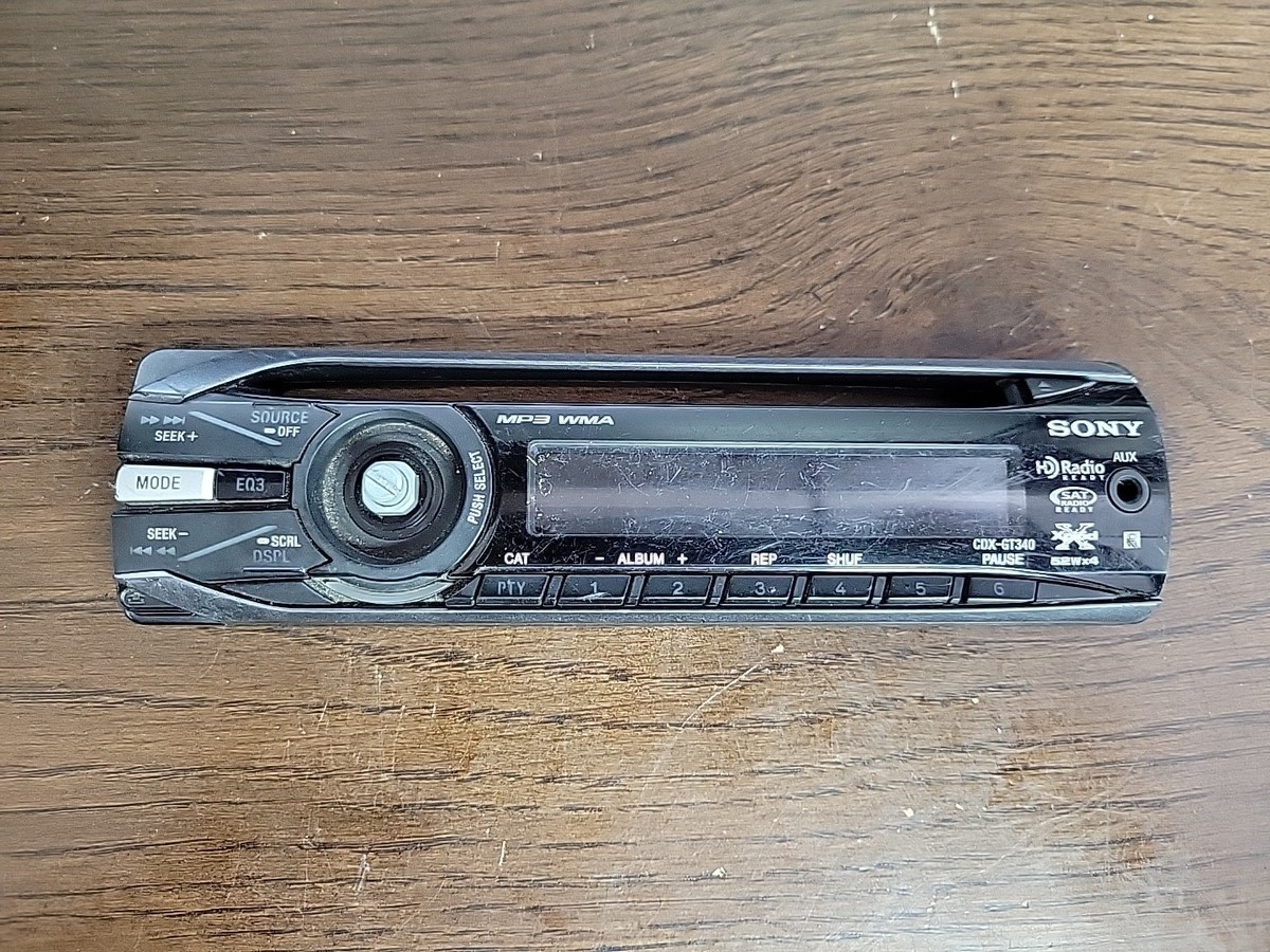 Sony CDX-GT340 Missing Volume Knob Detachable Face Only Selling