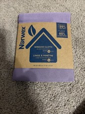 NORWEX Window Cloth Microfiber Cleaning Cloth PURPLE NEW 17.72x17.72